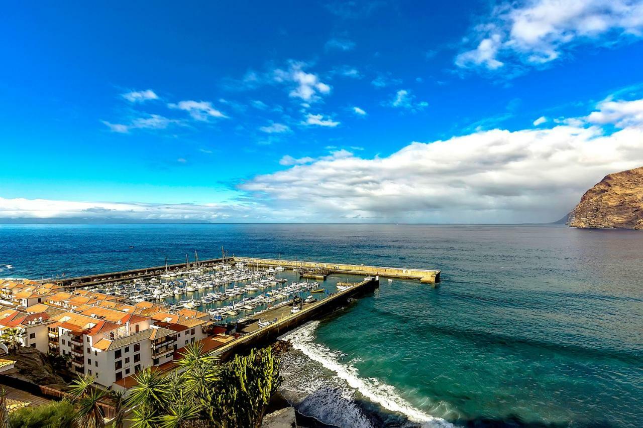 First Line Beach Front 2 Bedroom Apartment Los Gigantes Santiago del Teide Eksteriør bilde